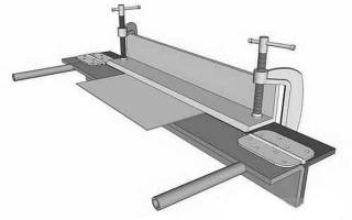 Загибочный станок для листового металла своими руками