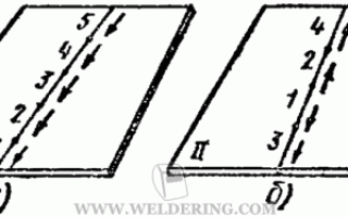 Техника сварки швов в различных положениях