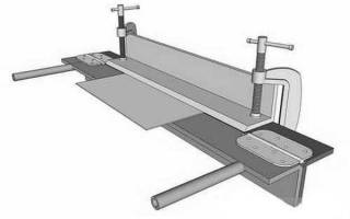 Ручной гибочный станок для листового металла