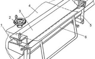 Ручной листогибочный станок своими руками