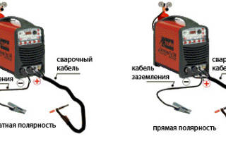 Прямая и обратная полярность при сварке инвертором